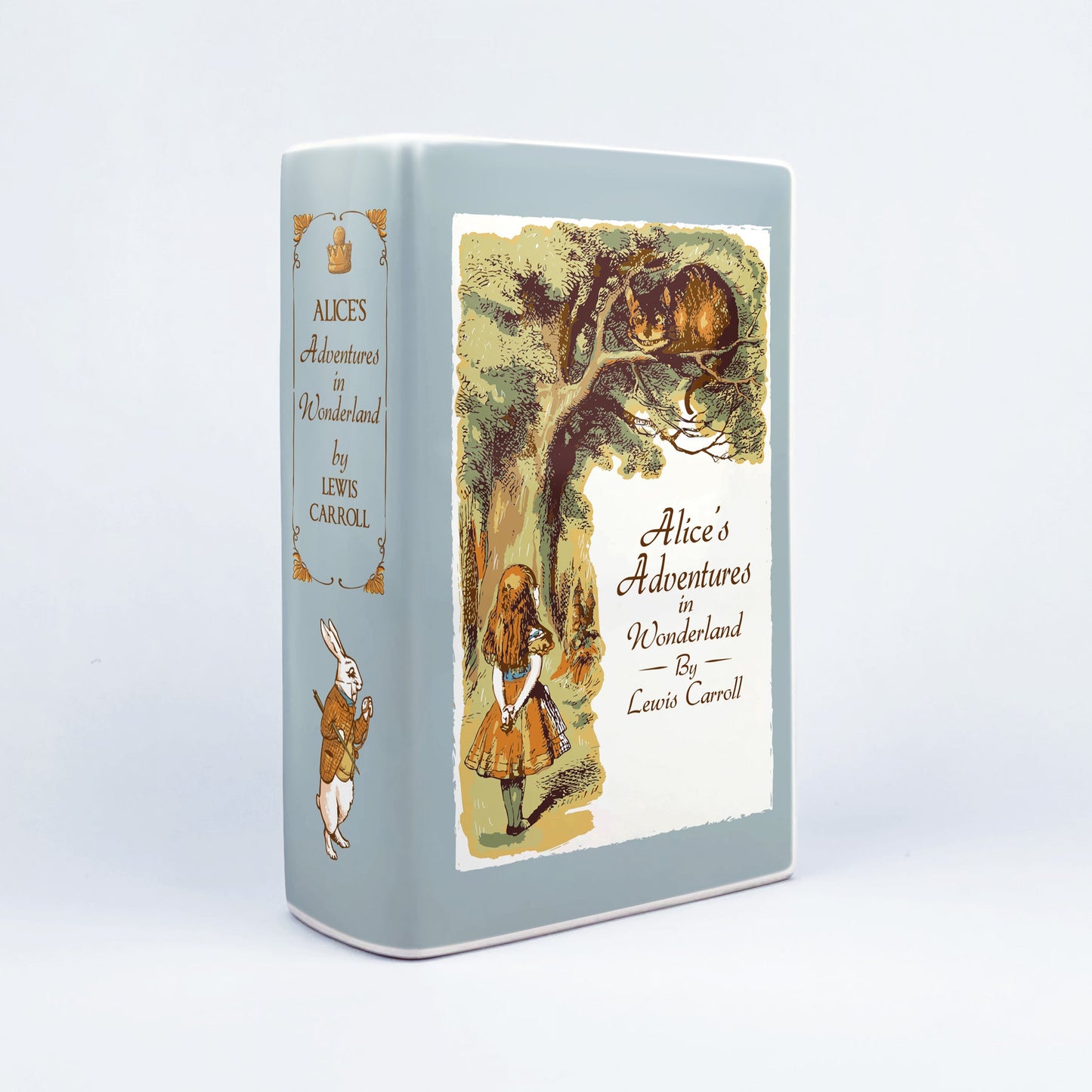 NORDORA Alice's Adventures in Wonderland Ceramic Book Vase