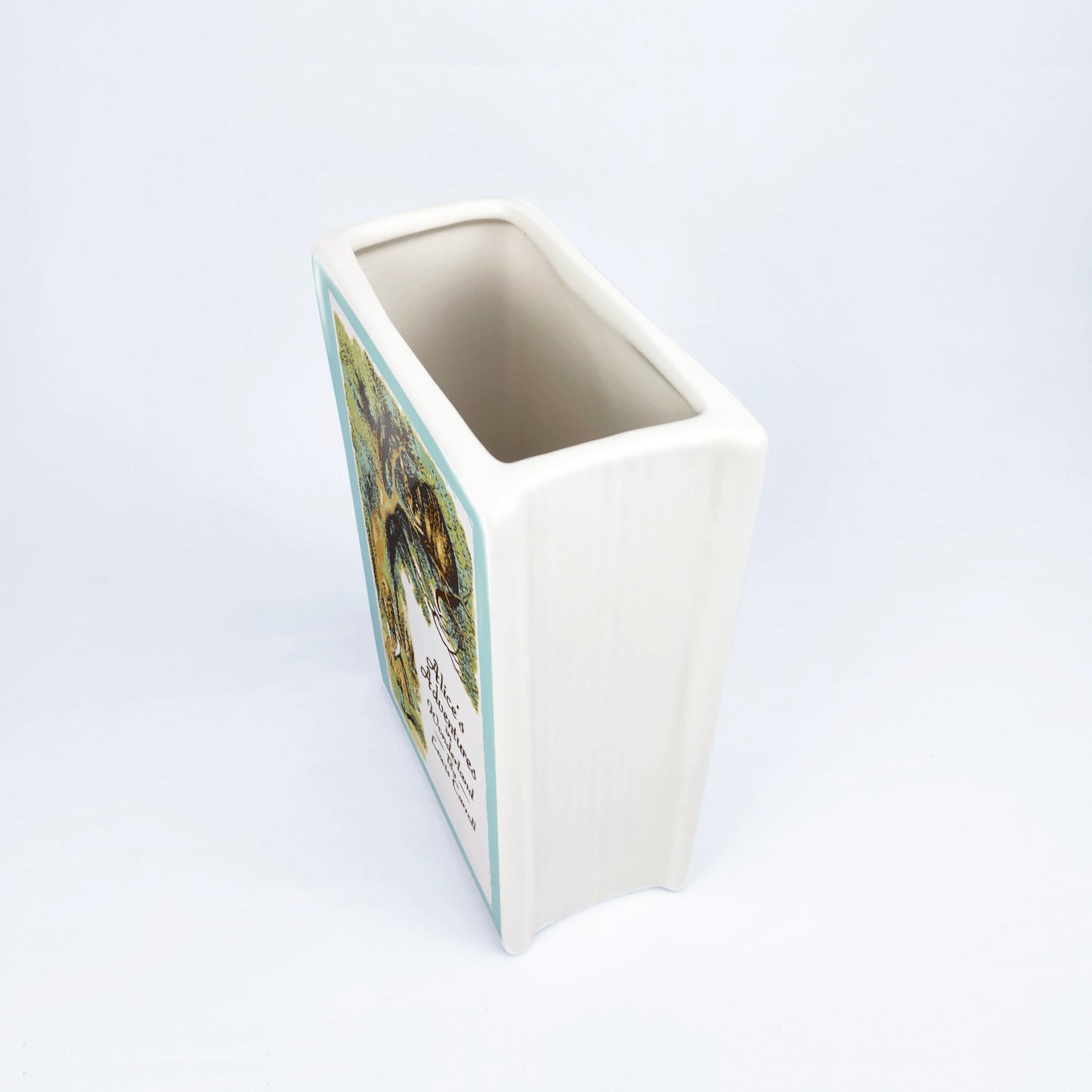 NORDORA Alice's Adventures in Wonderland Ceramic Book Vase