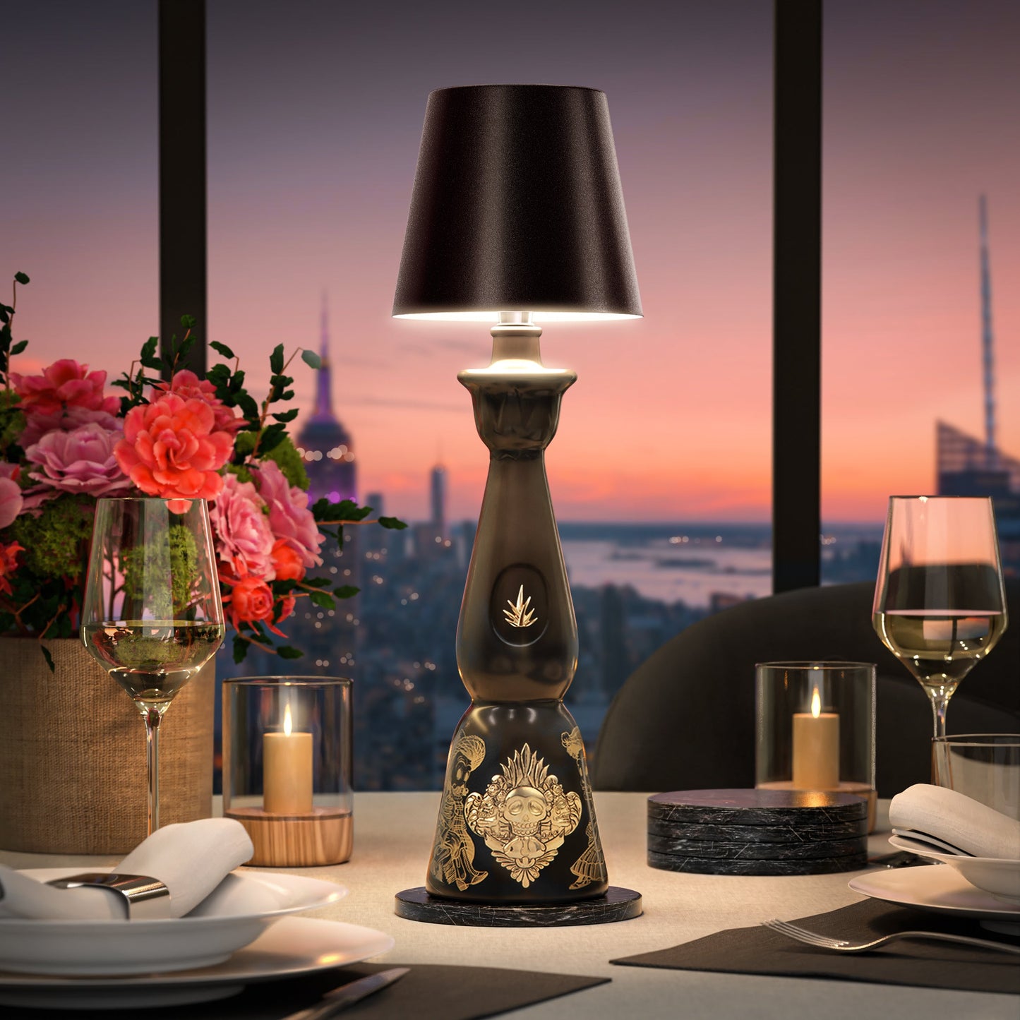 NORDORA MARBLE COASTER (2pcs)