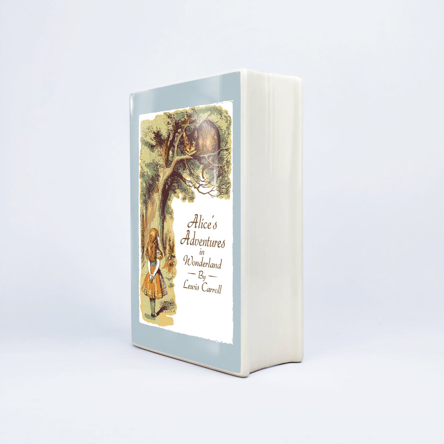 NORDORA Alice's Adventures in Wonderland Ceramic Book Vase