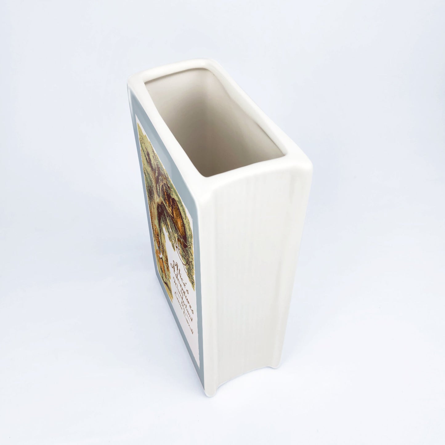 NORDORA Alice's Adventures in Wonderland Ceramic Book Vase