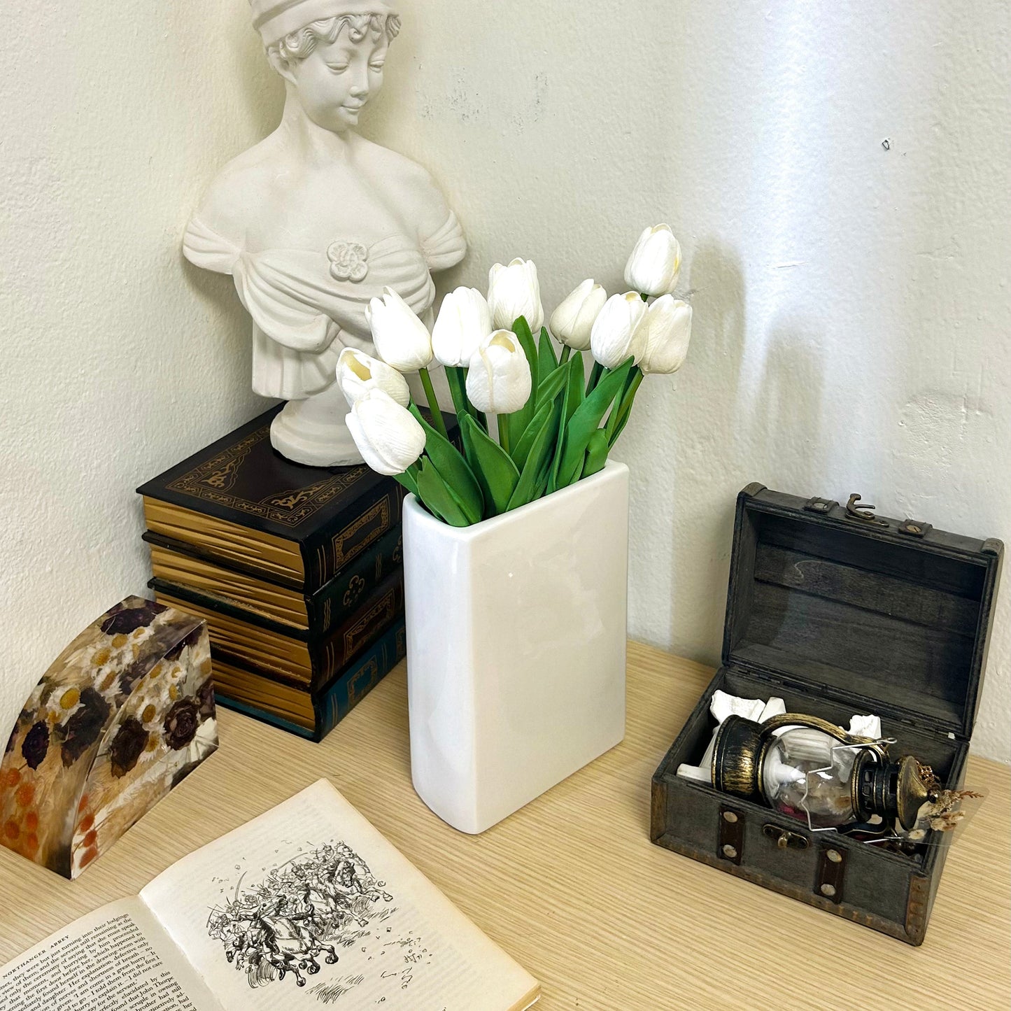 NORDORA 10PCS Artificial Tulips
