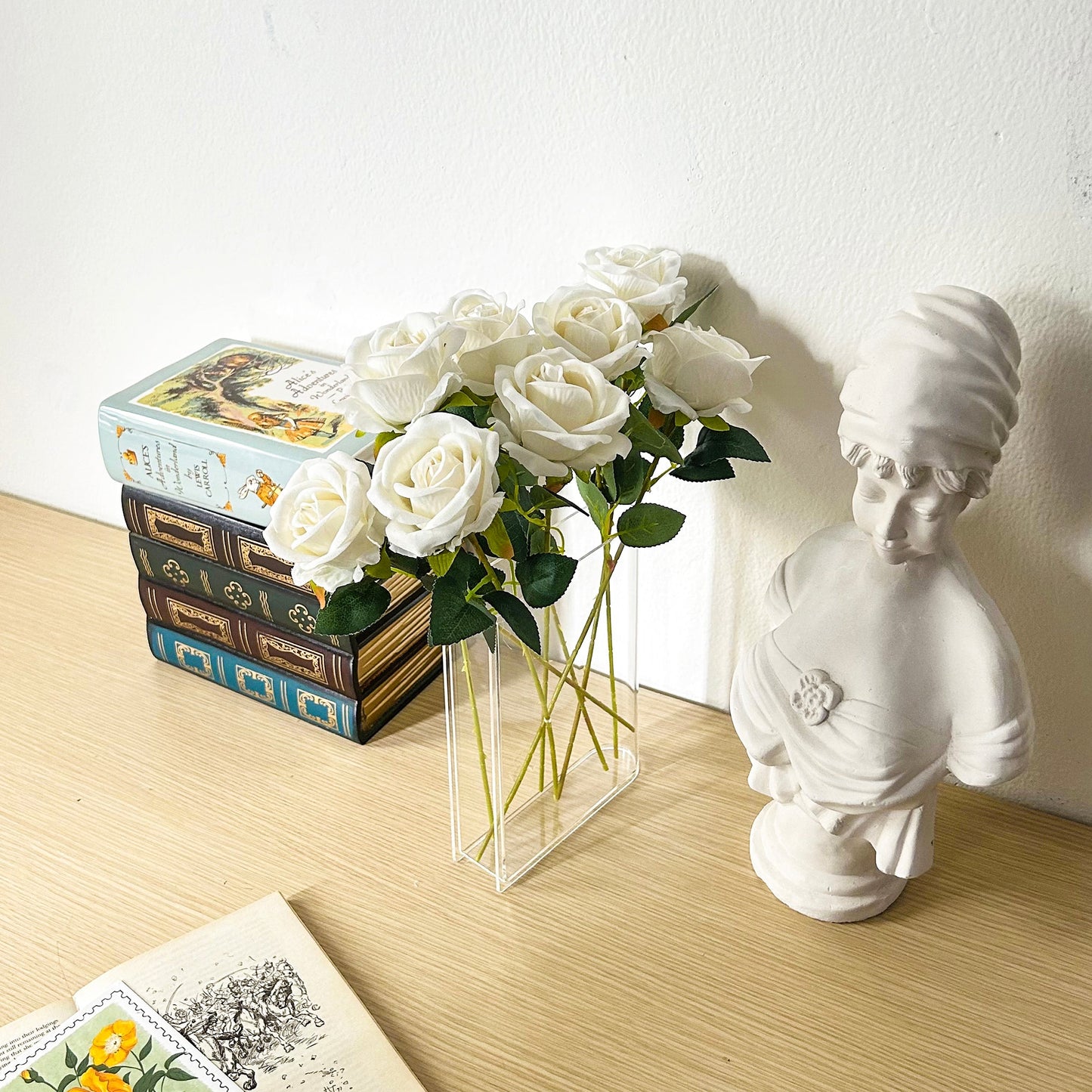 NORDORA 8PCS Artificial Roses