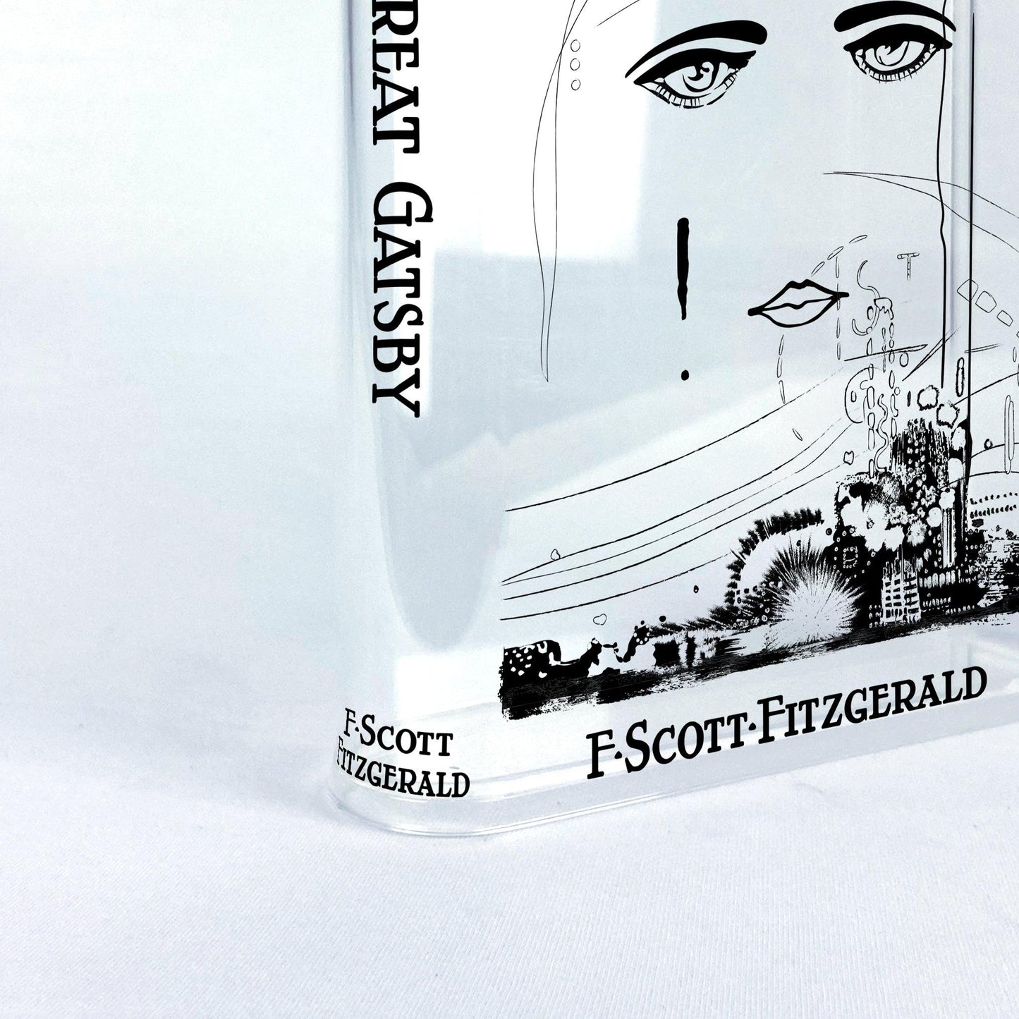 NORDORA The Great Gatsby Acrylic Book Vase