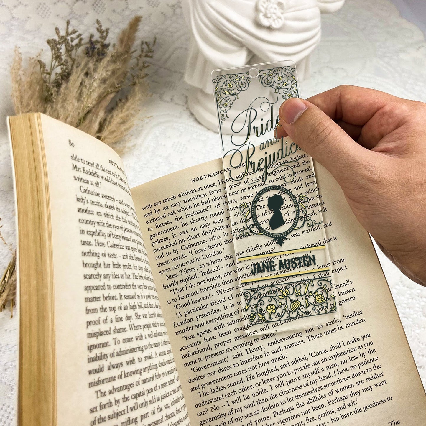 NORDORA Pride and Prejudice Acrylic Bookmark - II
