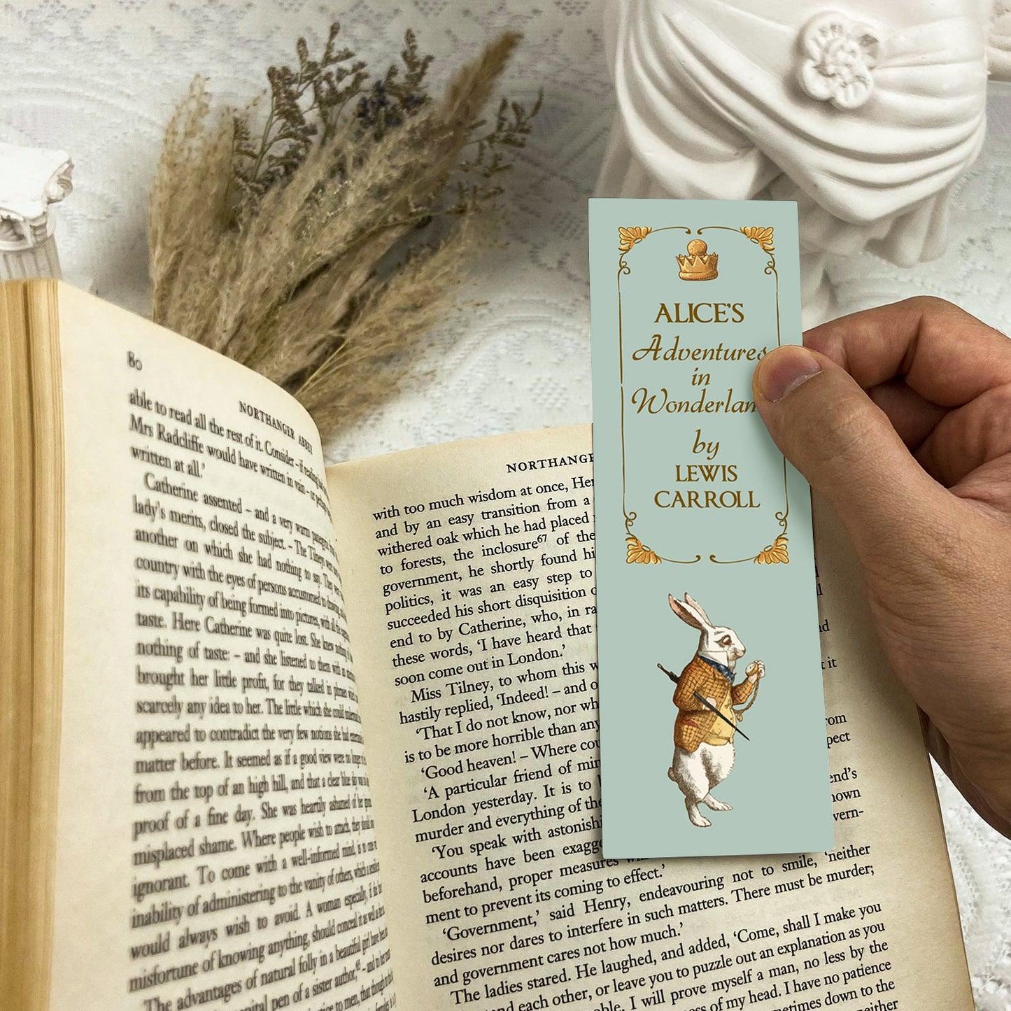 NORDORA Alice's Adventures in Wonderland Paper Bookmark