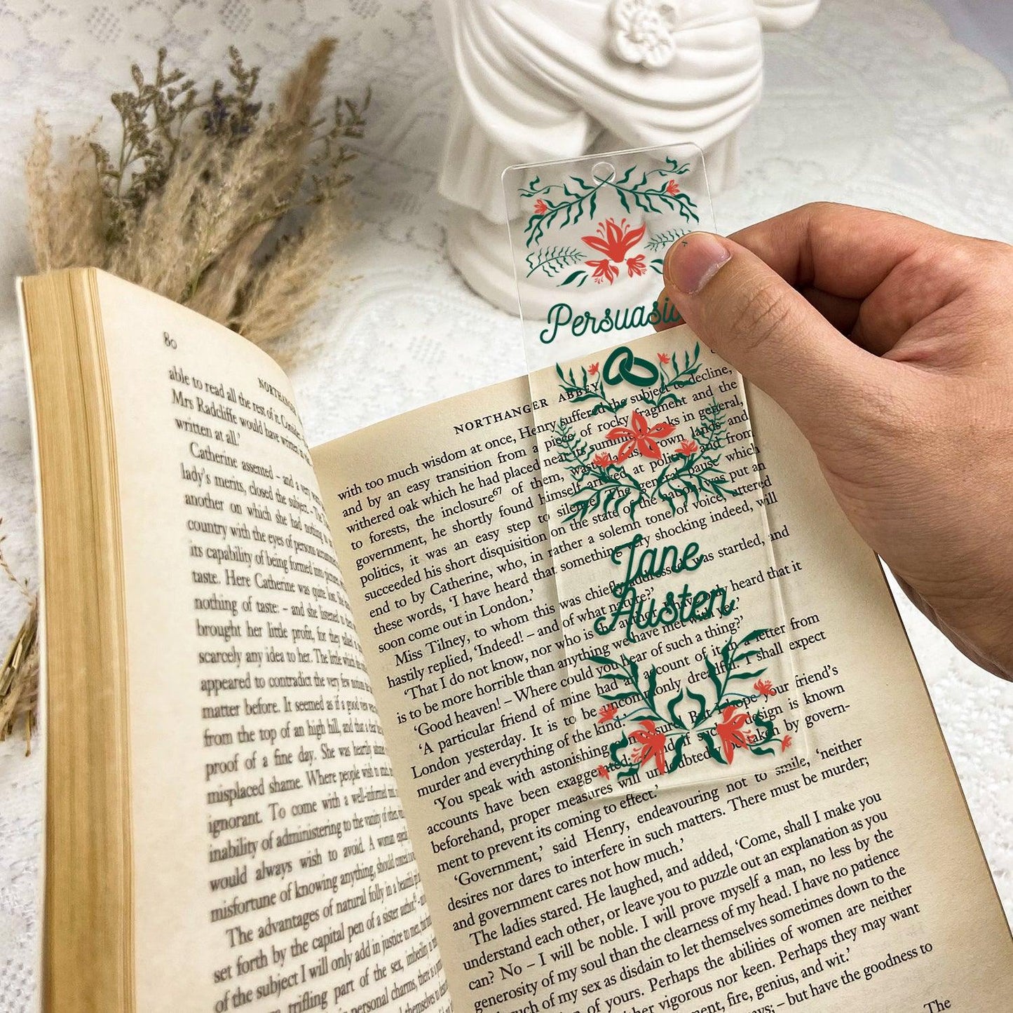 NORDORA Persuasion Acrylic Bookmark