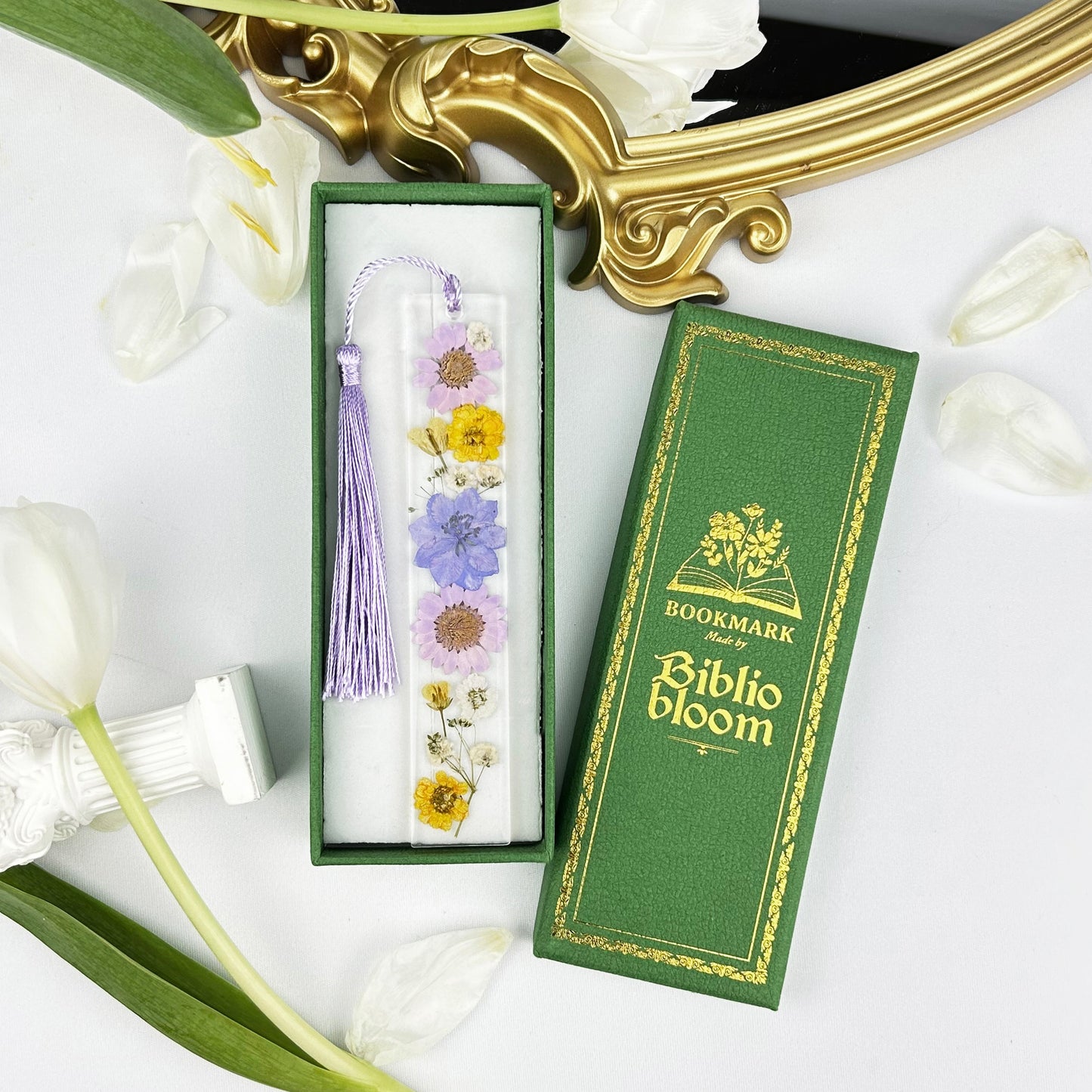 NORDORA Purple Flower Bookmark