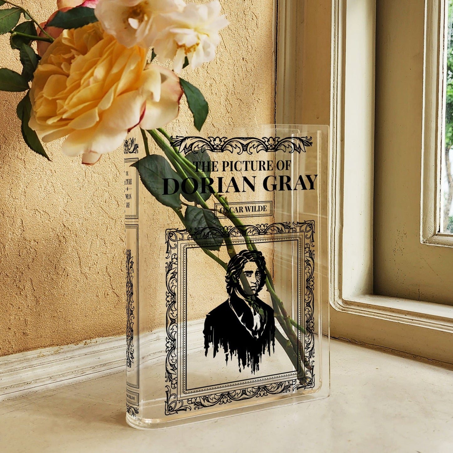 NORDORA The Picture of Dorian Gray Acrylic Book Vase - II