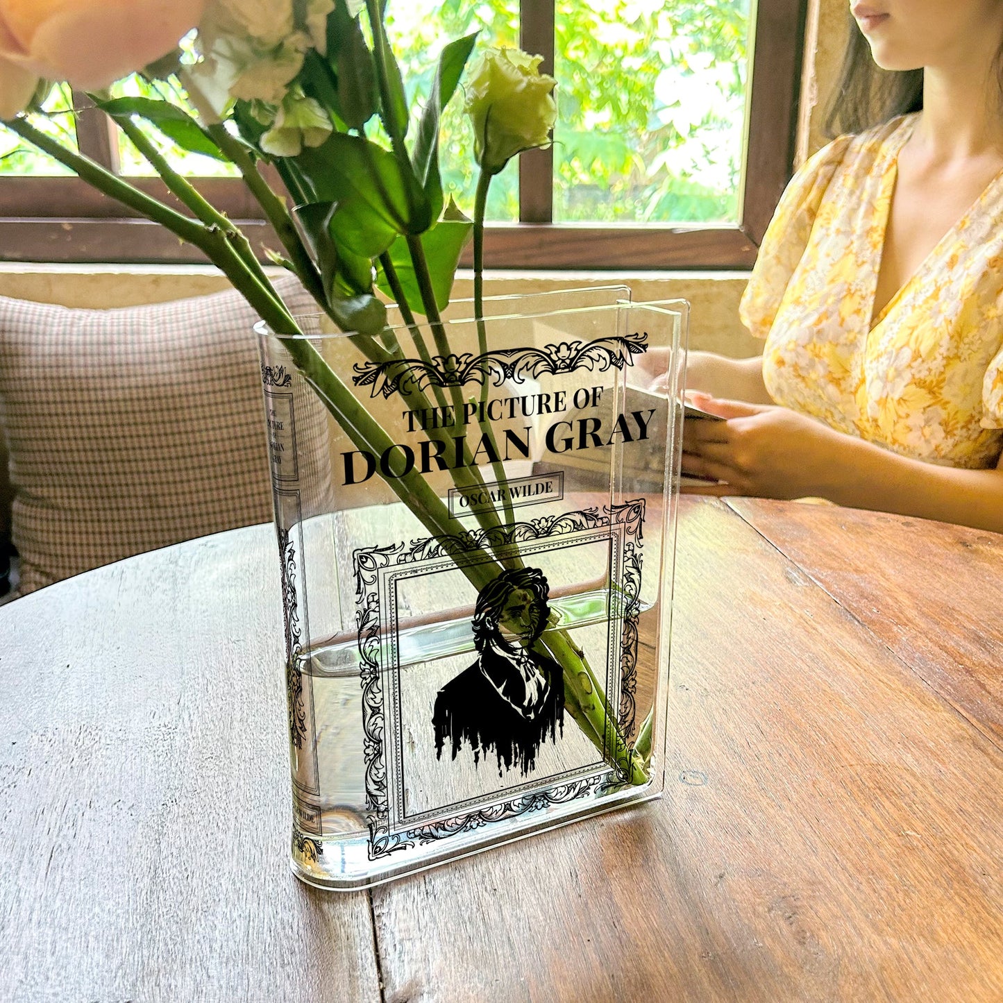 NORDORA The Picture of Dorian Gray Acrylic Book Vase - II
