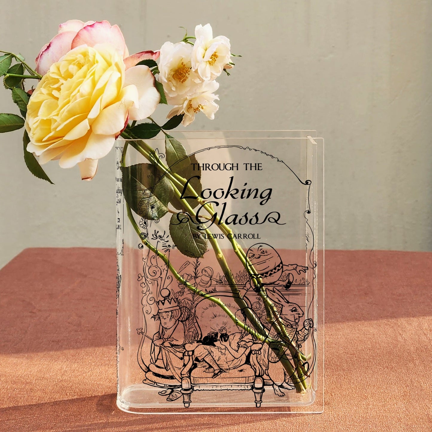 NORDORA Through the Looking-Glass Acrylic Book Vase