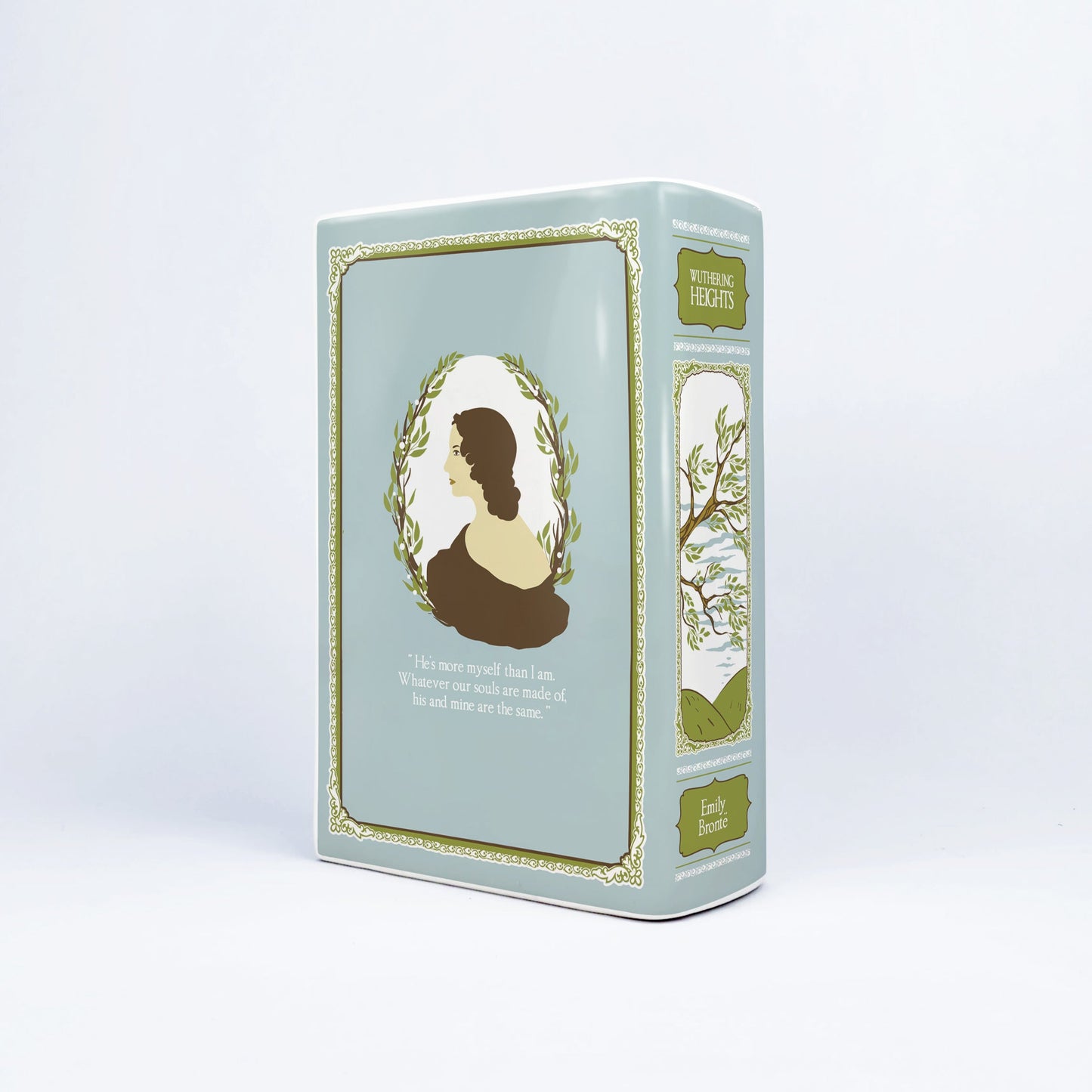 NORDORA Wuthering Heights Ceramic Book Vase