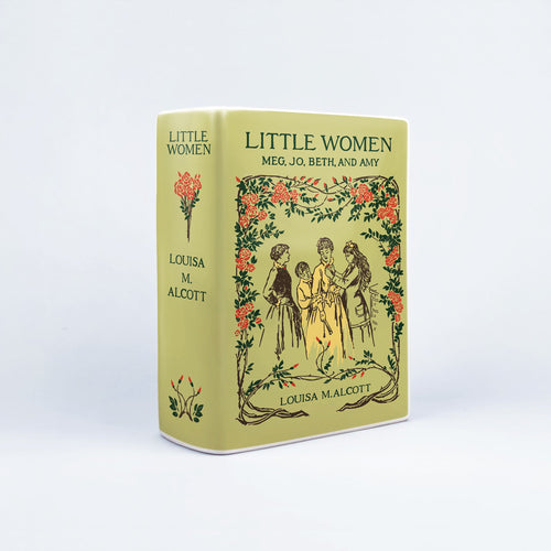 NORDORA Little Women Ceramic Book Vase