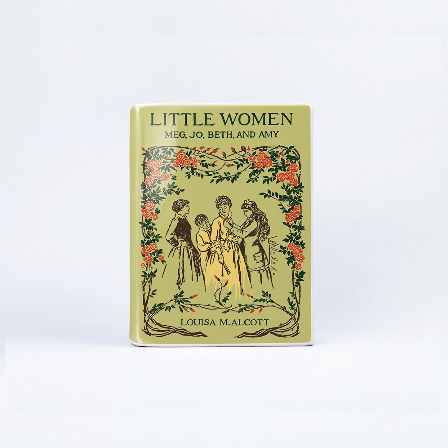 NORDORA Little Women Ceramic Book Vase