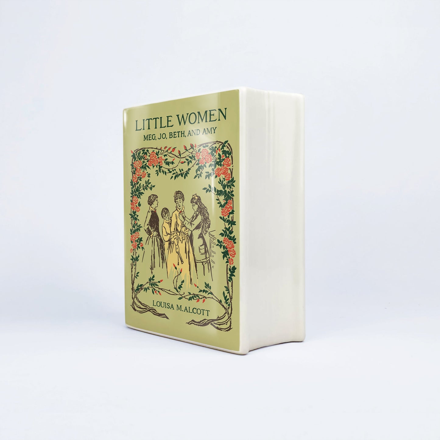 NORDORA Little Women Ceramic Book Vase
