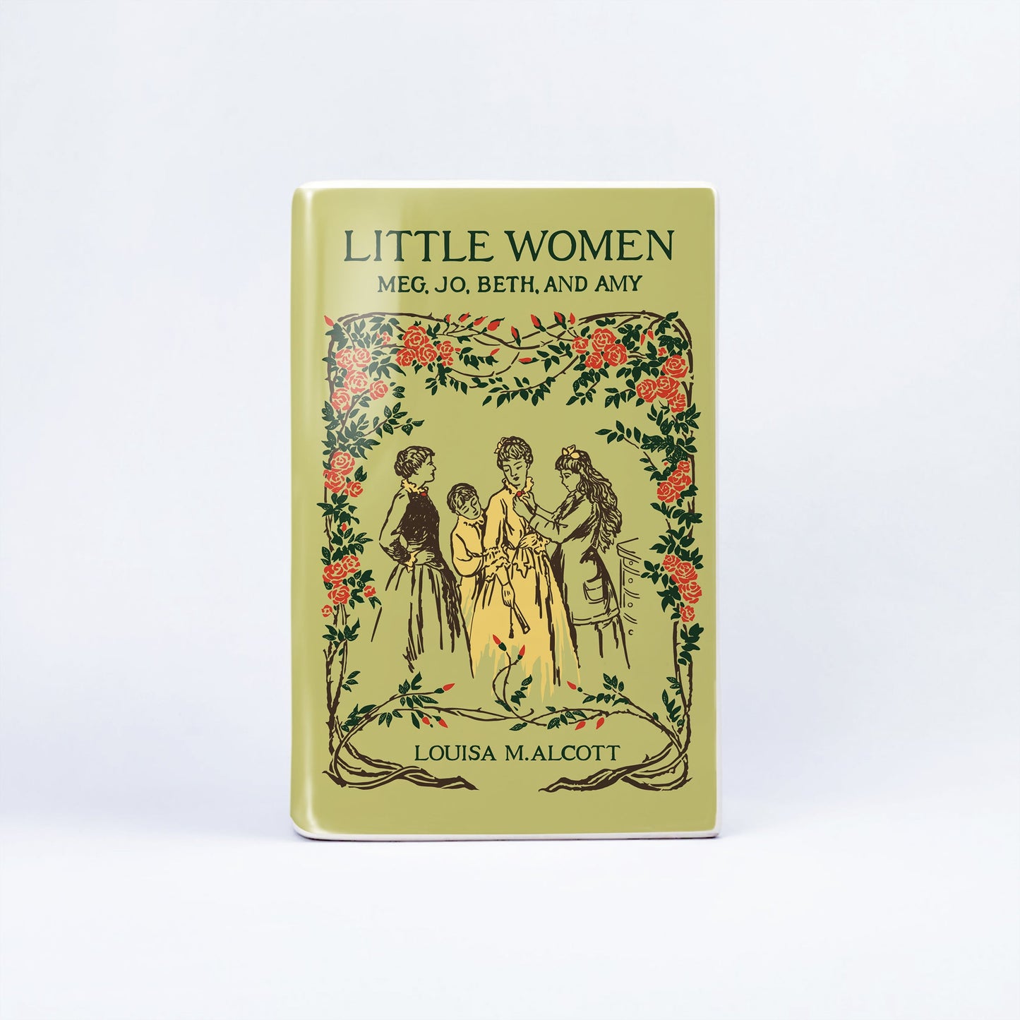 NORDORA Little Women Ceramic Book Vase