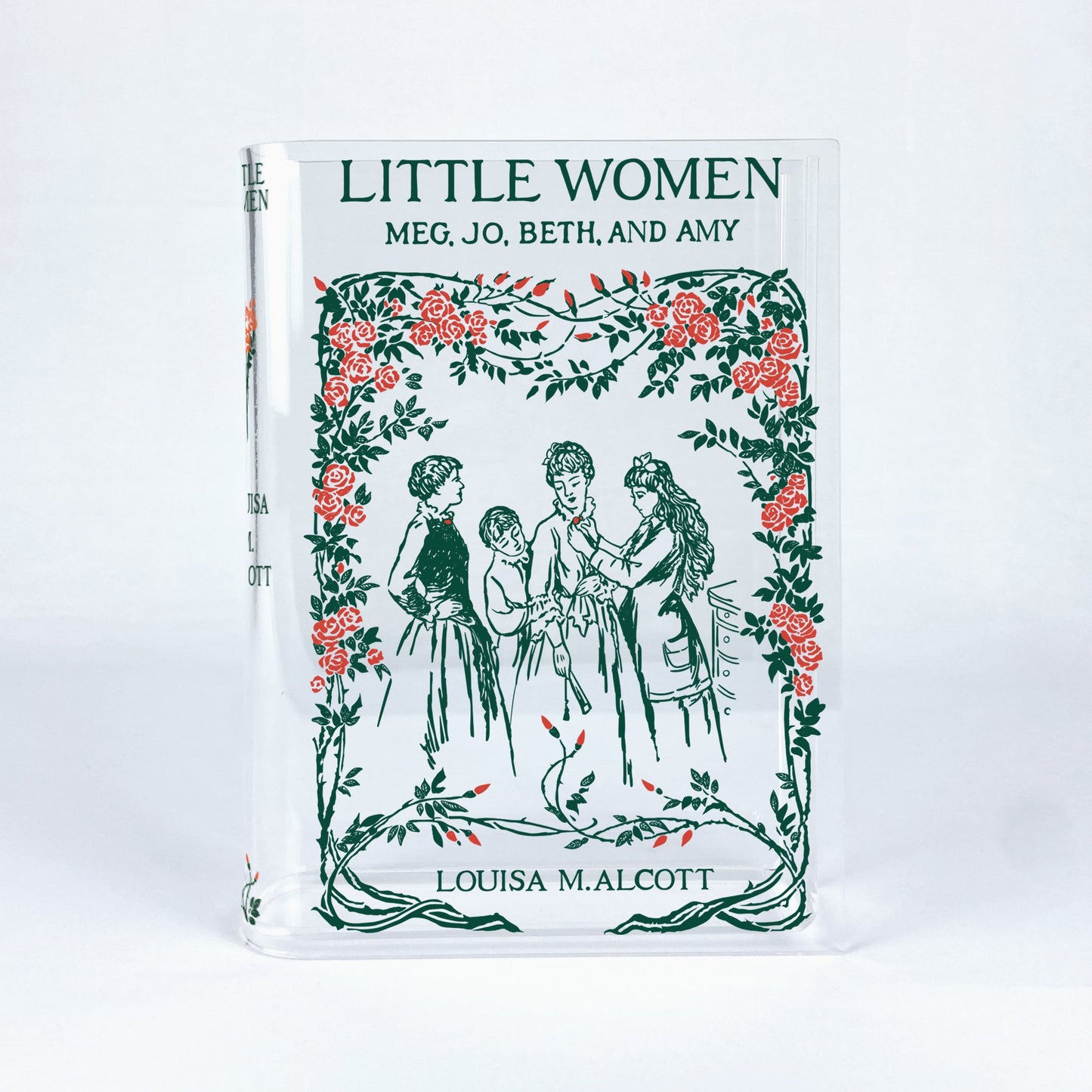 NORDORA Little Women Acrylic Book Vase