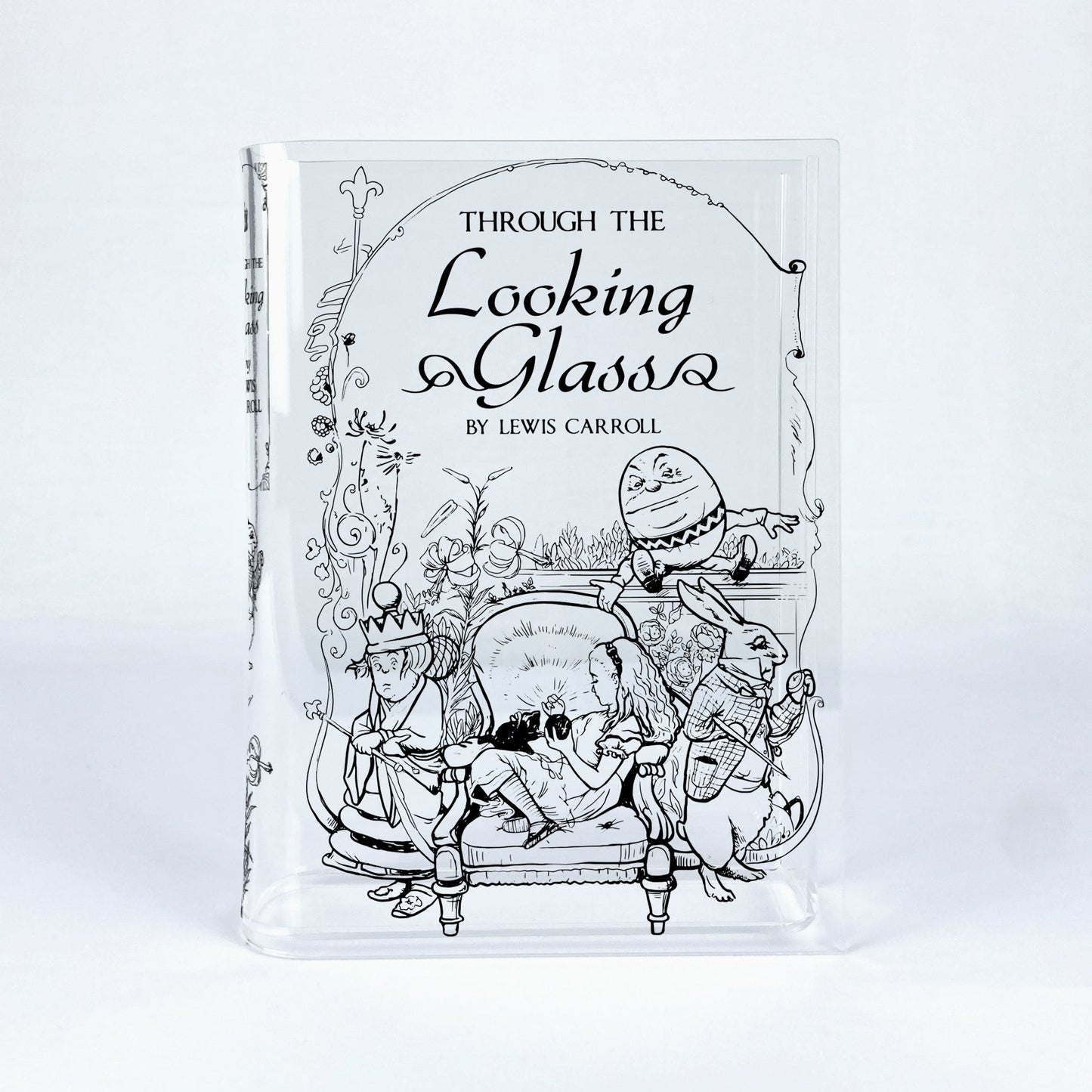 NORDORA Through the Looking-Glass Acrylic Book Vase