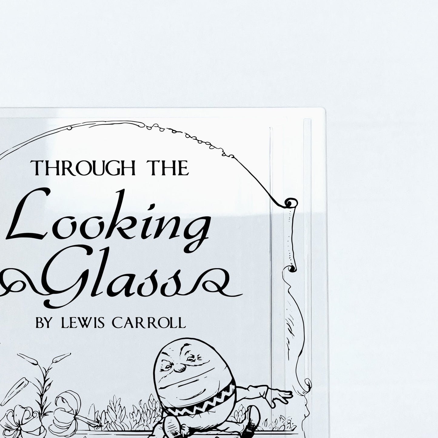 NORDORA Through the Looking-Glass Acrylic Book Vase