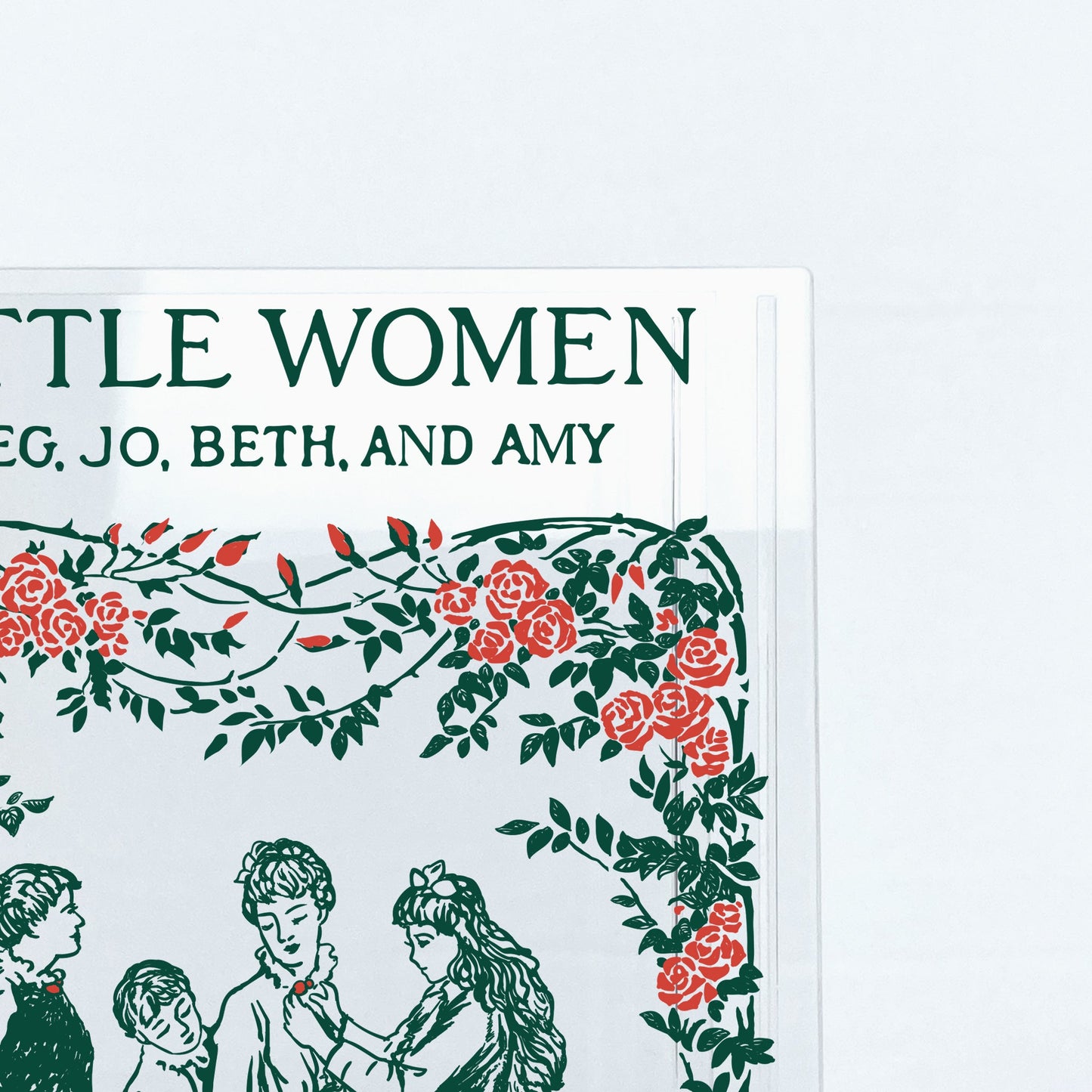NORDORA Little Women Acrylic Book Vase