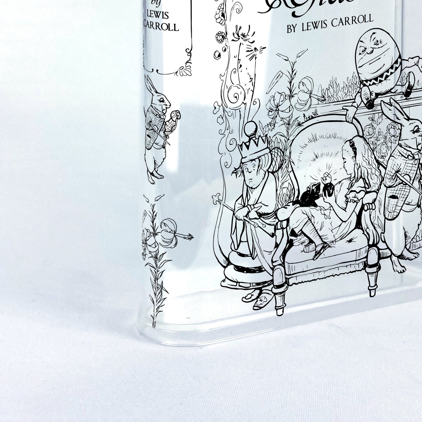 NORDORA Through the Looking-Glass Acrylic Book Vase