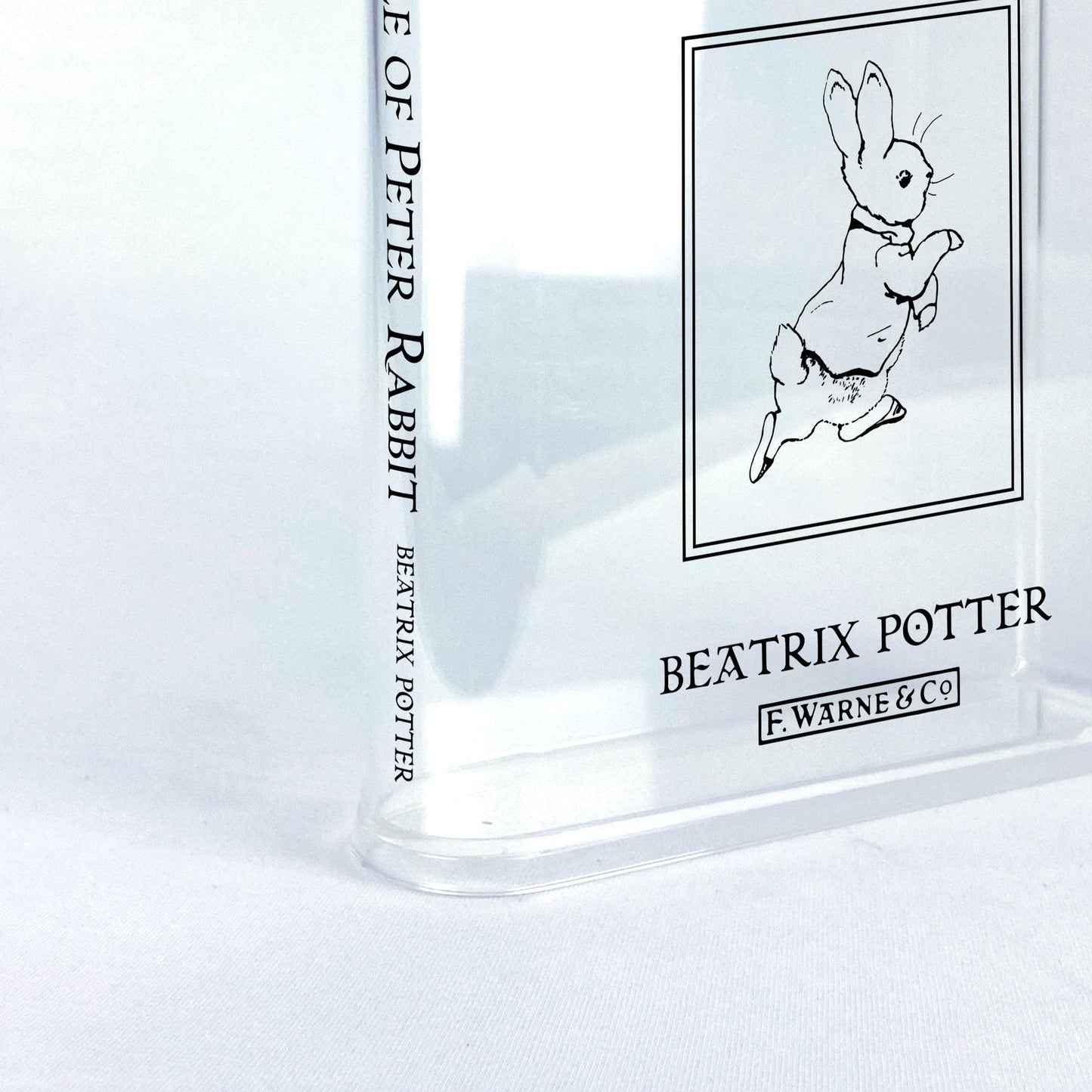 NORDORA The Tale of Peter Rabbit Acrylic Book Vase