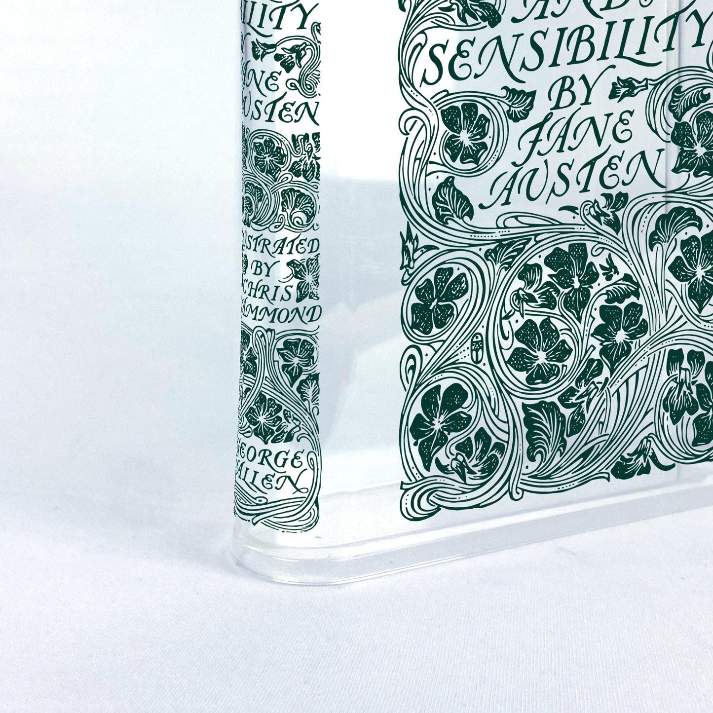 NORDORA Sense and Sensibility Acrylic Book Vase