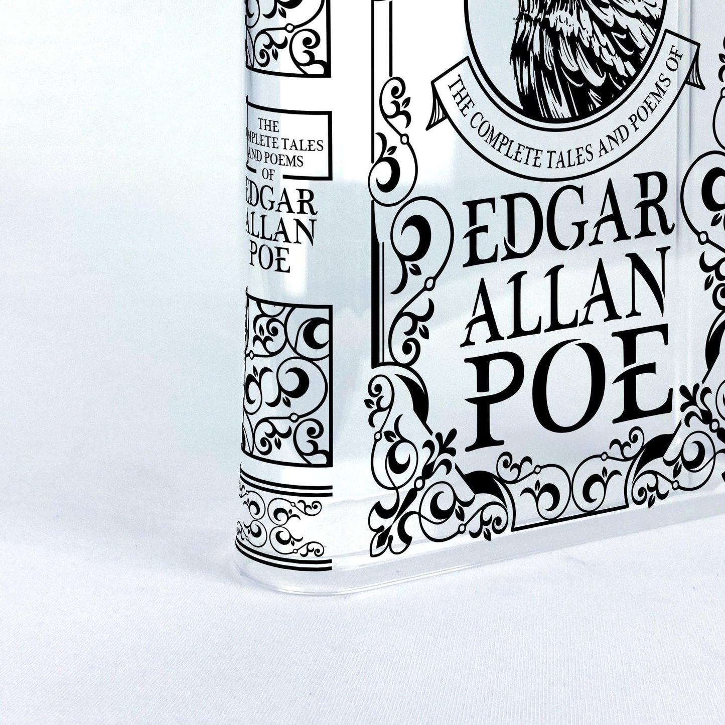 NORDORA The Complete Tales and Poems of Edgar Allan Poe Acrylic Book Vase