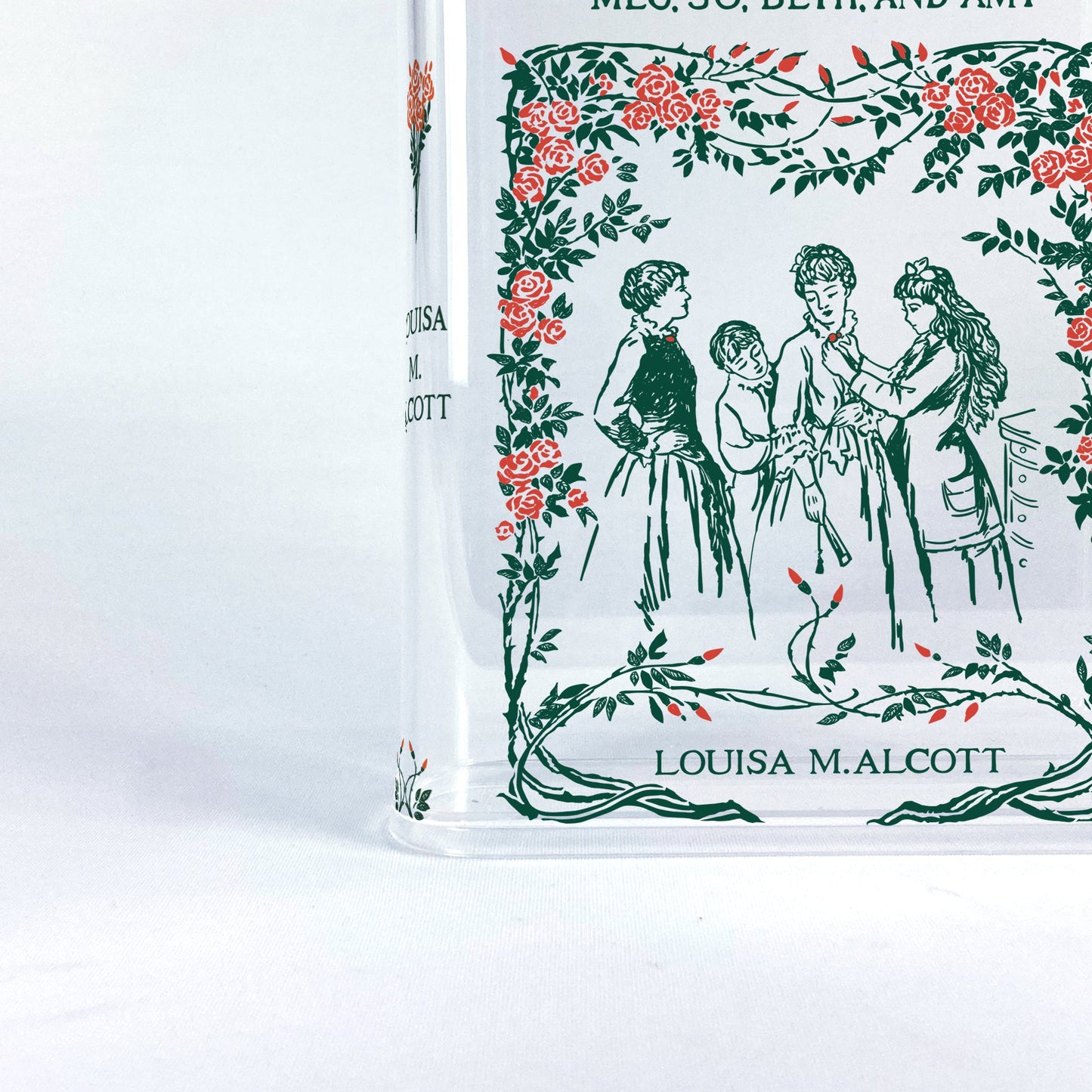 NORDORA Little Women Acrylic Book Vase