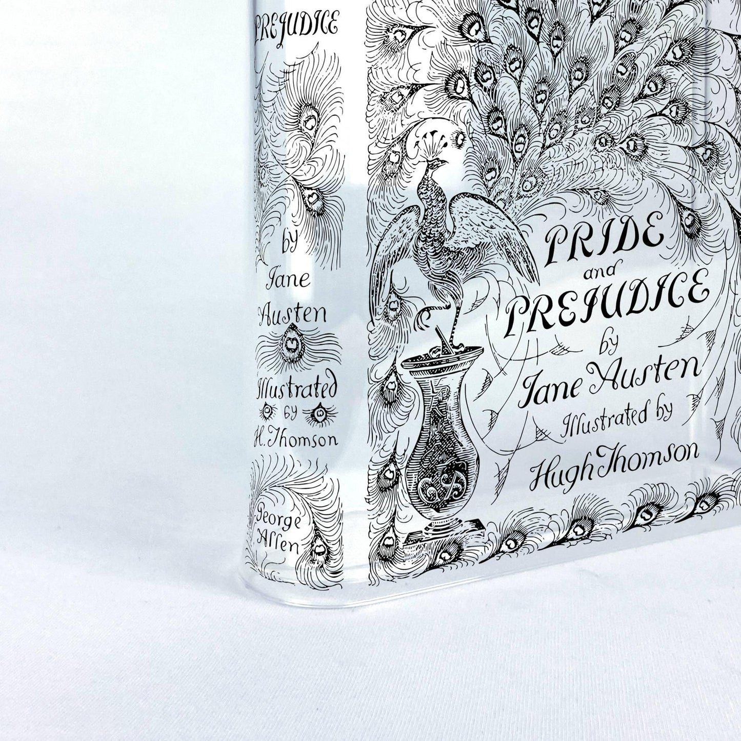 NORDORA Pride and Prejudice Acrylic Book Vase