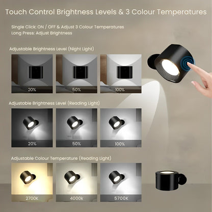 NORDORA WIRELESS LED WALL LIGHT