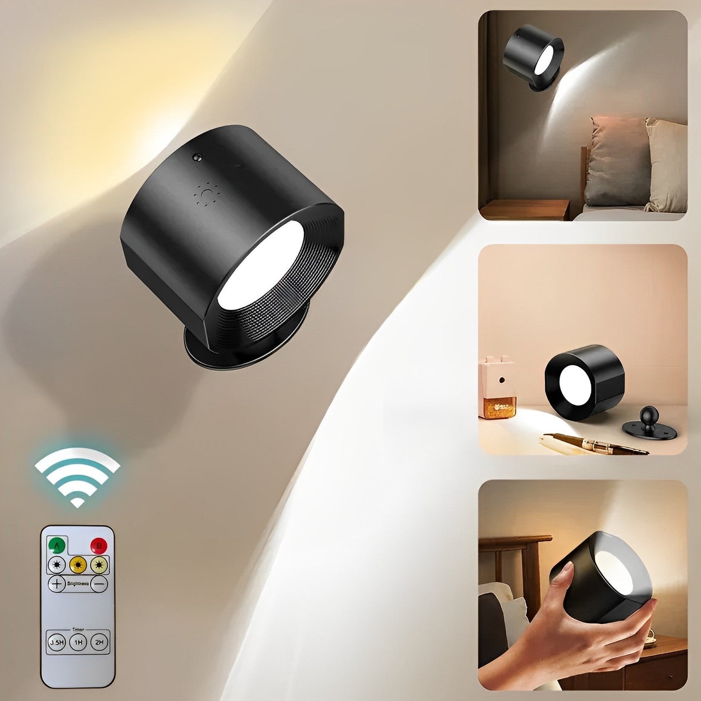 NORDORA WIRELESS LED WALL LIGHT