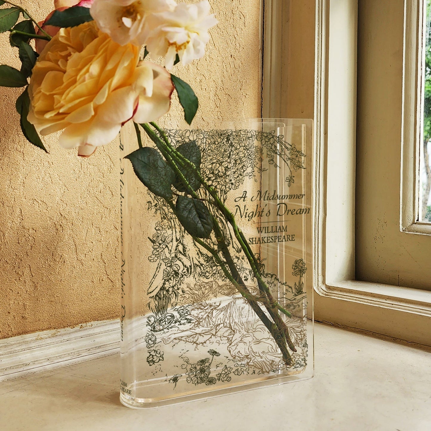 NORDORA A Midsummer Night's Dream Acrylic Book Vase