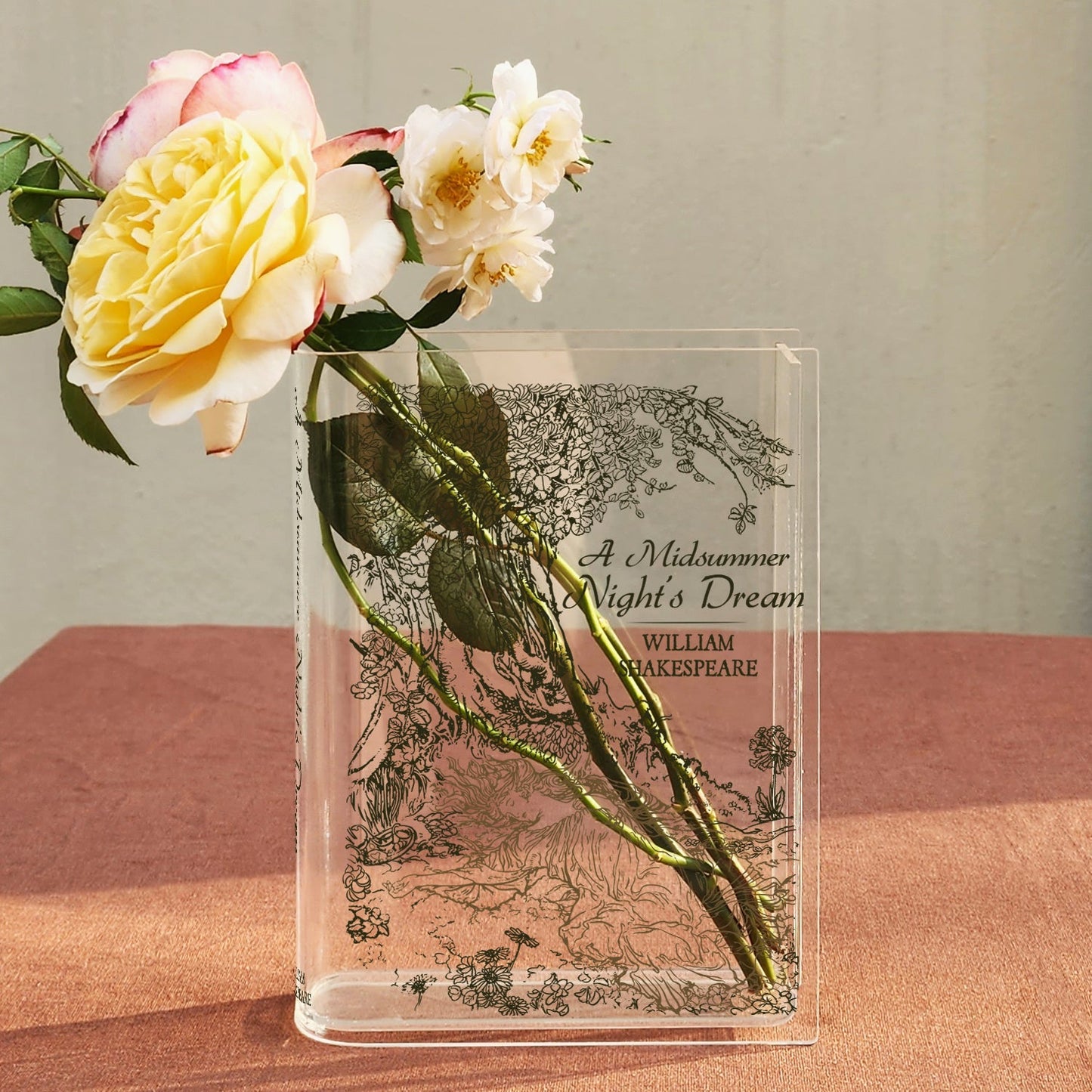 NORDORA A Midsummer Night's Dream Acrylic Book Vase