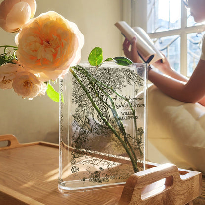 NORDORA A Midsummer Night's Dream Acrylic Book Vase