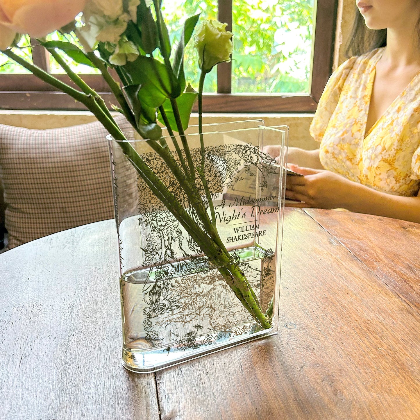 NORDORA A Midsummer Night's Dream Acrylic Book Vase