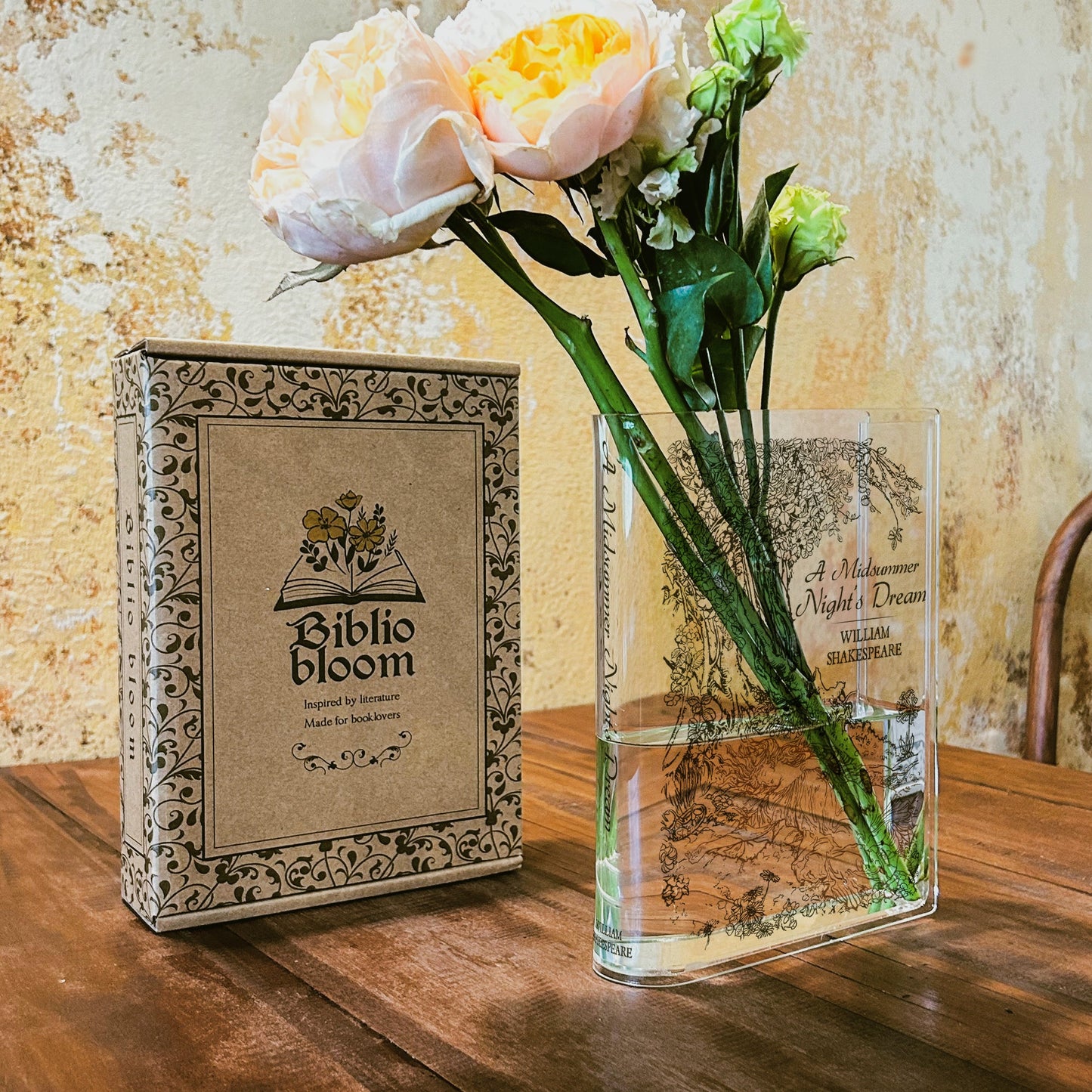 NORDORA A Midsummer Night's Dream Acrylic Book Vase