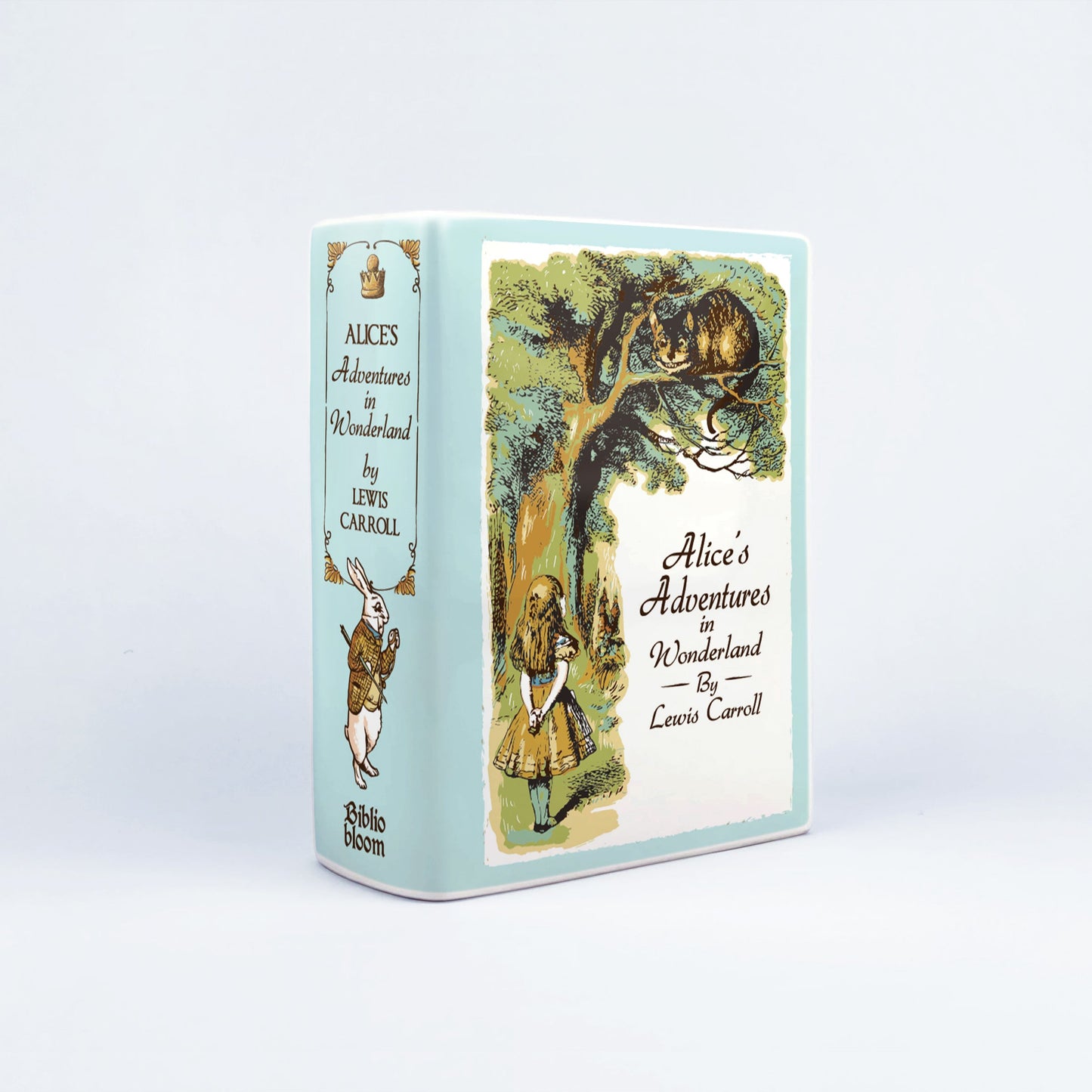 NORDORA Alice's Adventures in Wonderland Ceramic Book Vase