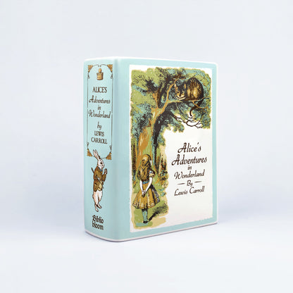 NORDORA Alice's Adventures in Wonderland Ceramic Book Vase