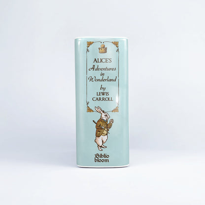 NORDORA Alice's Adventures in Wonderland Ceramic Book Vase