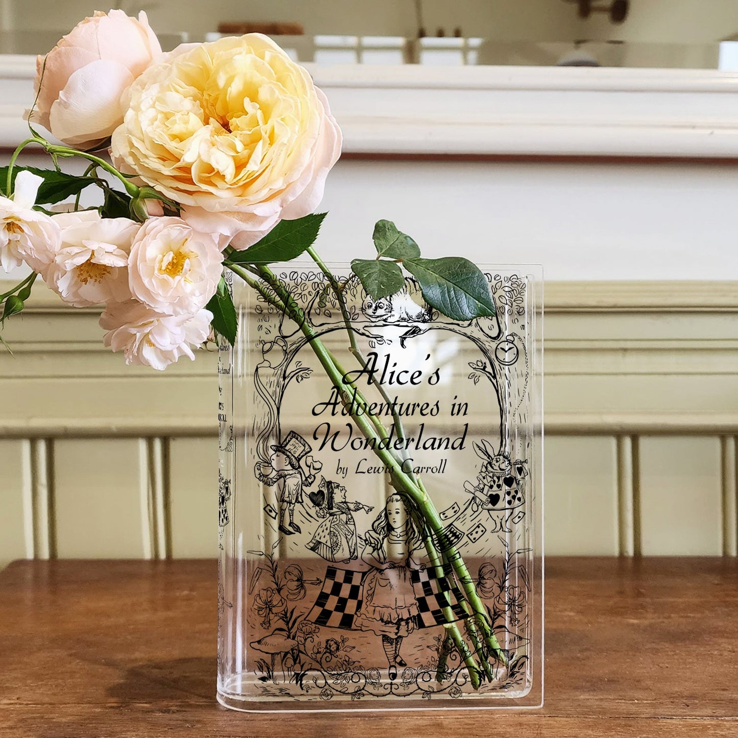 NORDORA Alice's Adventures in Wonderland Acrylic Book Vase - II