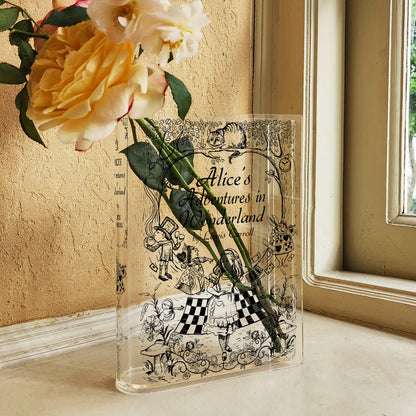 NORDORA Alice's Adventures in Wonderland Acrylic Book Vase - II