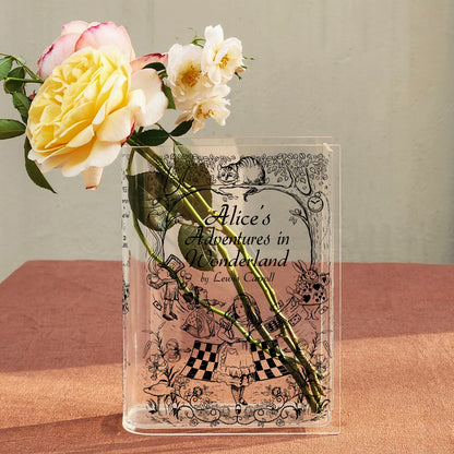 NORDORA Alice's Adventures in Wonderland Acrylic Book Vase - II
