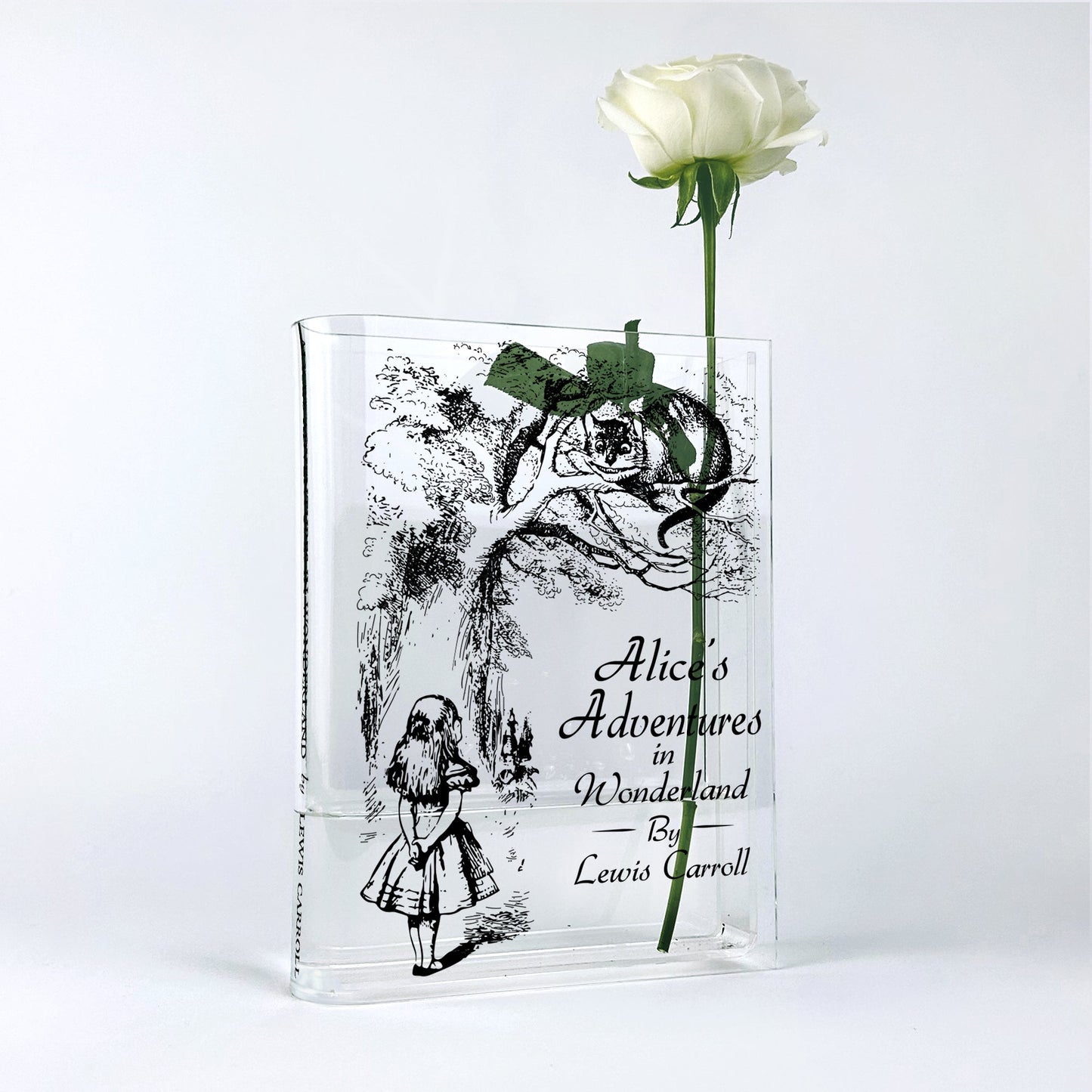 NORDORA Alice's Adventures in Wonderland Acrylic Book Vase
