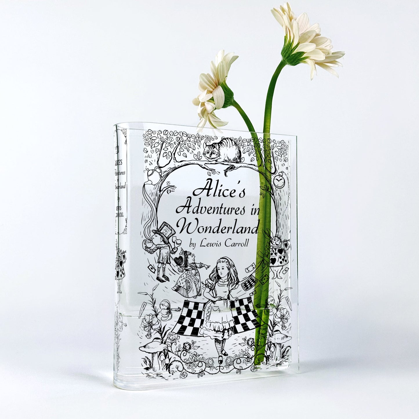 NORDORA Alice's Adventures in Wonderland Acrylic Book Vase - II