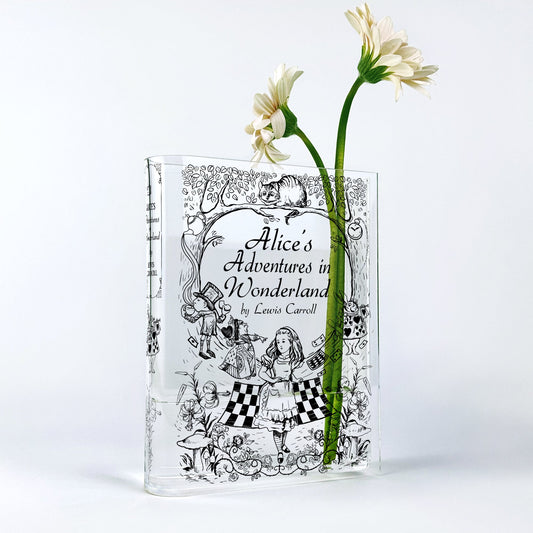 NORDORA Alice's Adventures in Wonderland Acrylic Book Vase - II