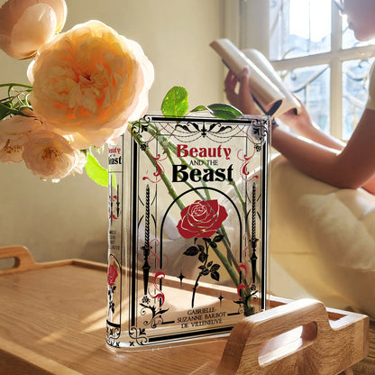 NORDORA Beauty and the Beast Acrylic Book Vase - II