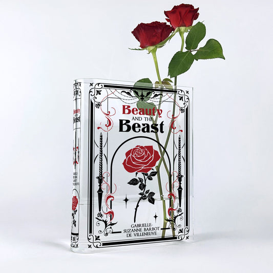 NORDORA Beauty and the Beast Acrylic Book Vase - II