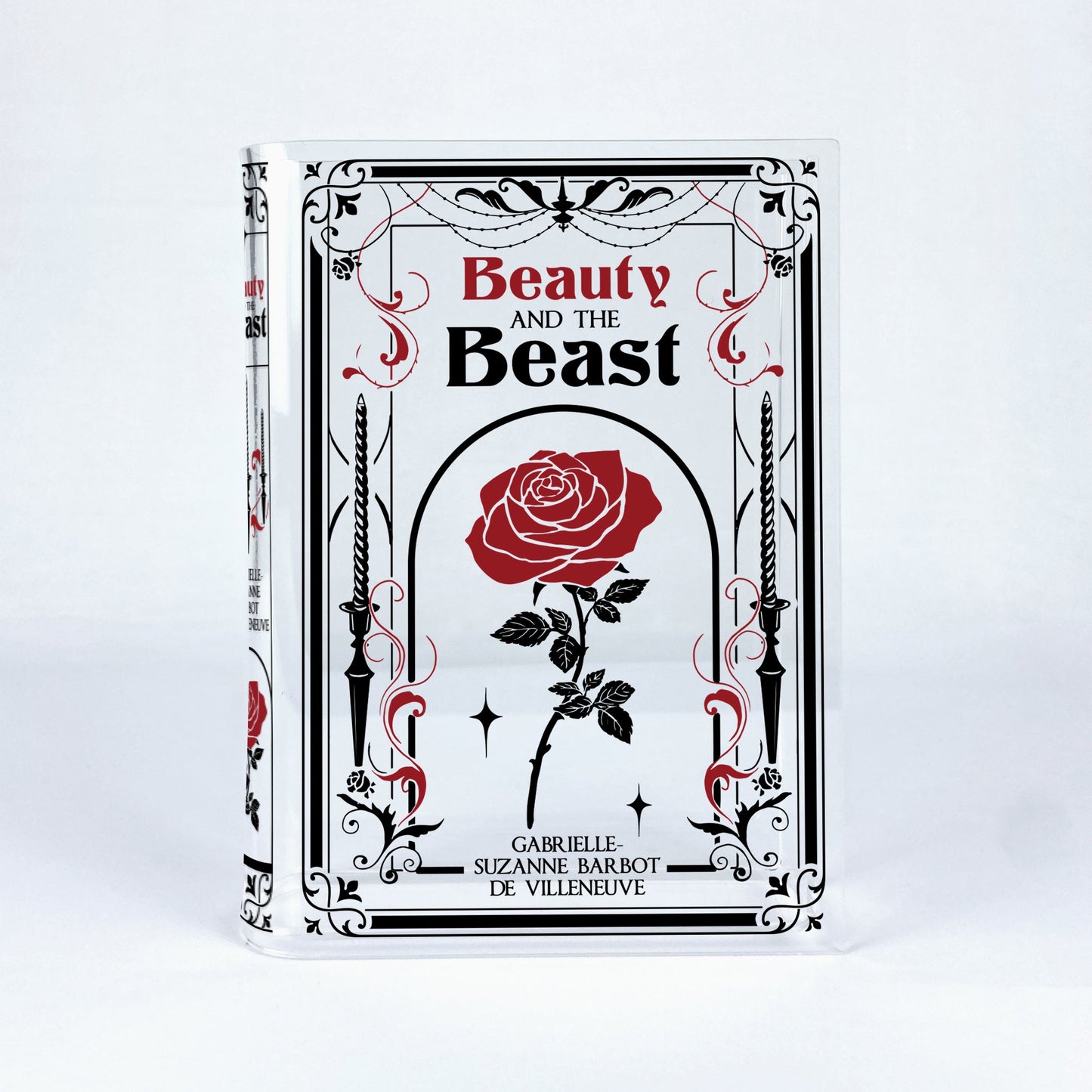 NORDORA Beauty and the Beast Acrylic Book Vase - II