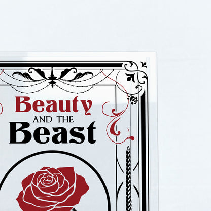 NORDORA Beauty and the Beast Acrylic Book Vase - II